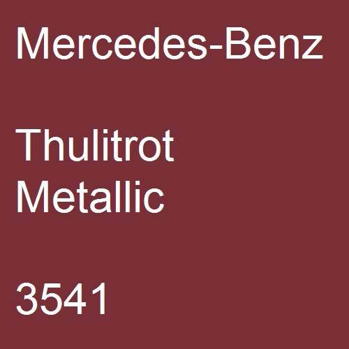 Mercedes-Benz, Thulitrot Metallic, 3541.